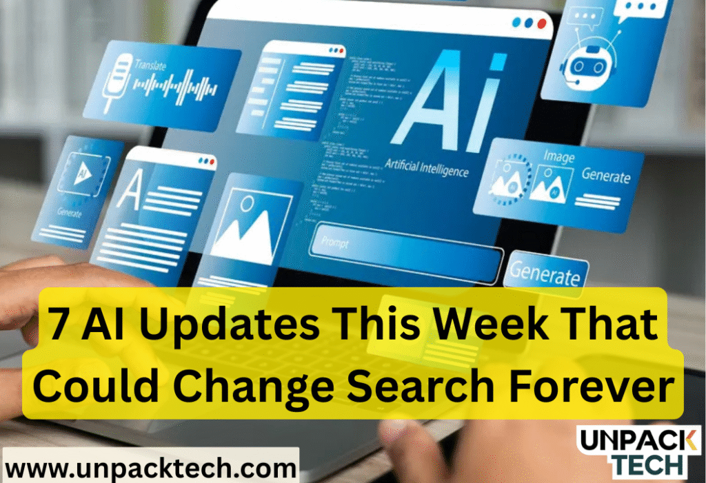 7 Groundbreaking AI Updates
